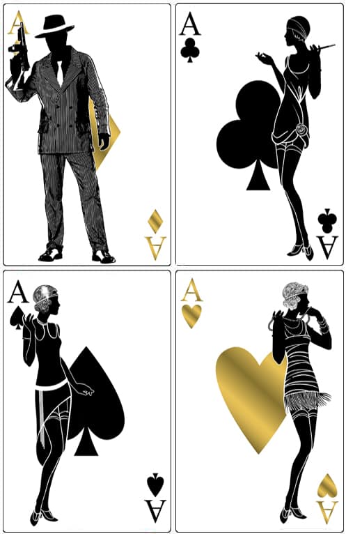 Speakeasy Inspired Playing Cards