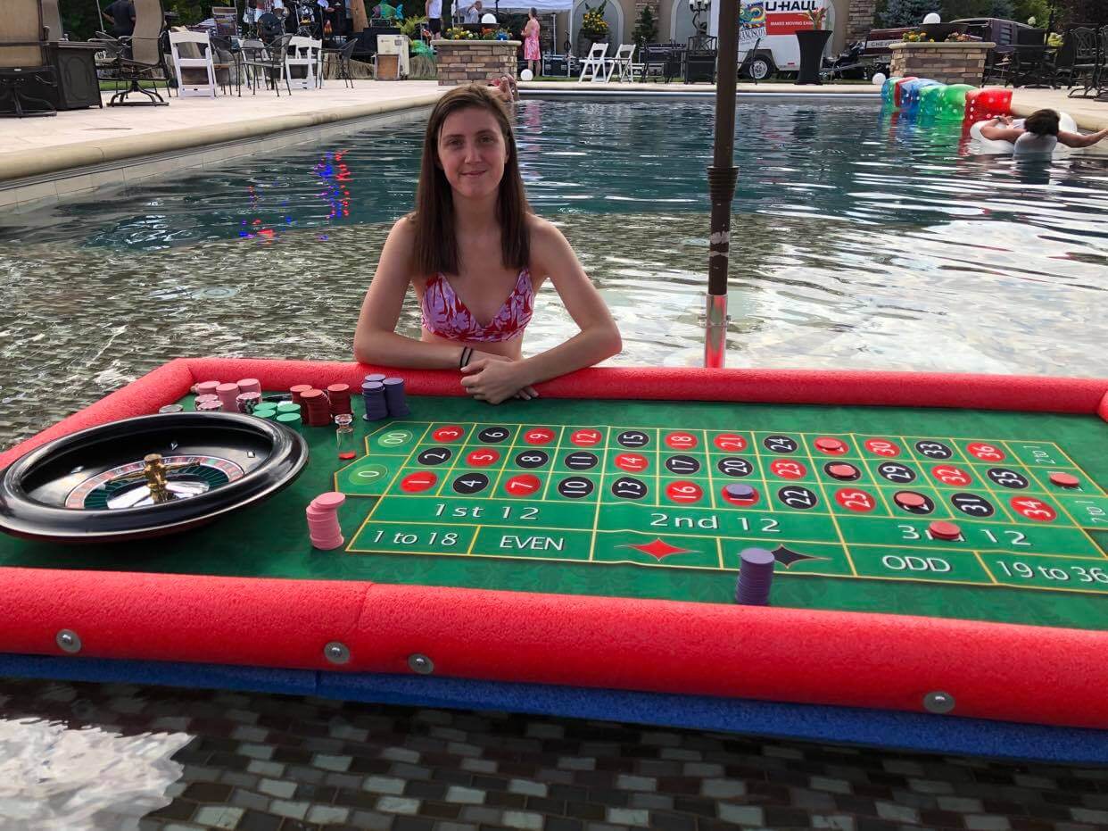 Floating Roulette Table