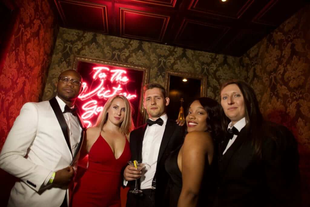 James Bond Casino Night Cake Nightclub Attendees